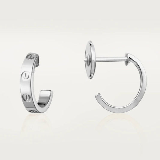 Mysitc LOVE EARRINGS 2.65MM SILVER