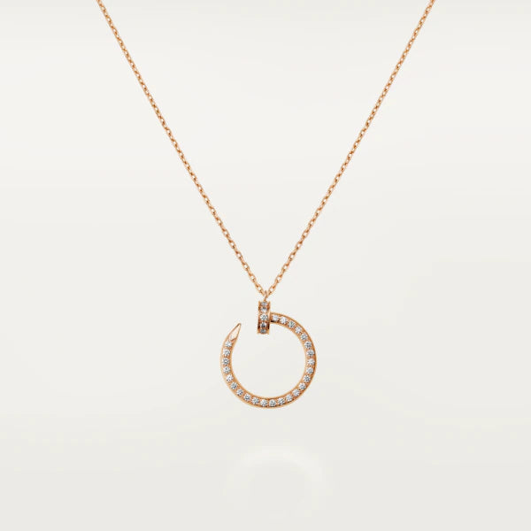 Mysitc JUSTE NECKLACE PINK GOLD DIAMONDS