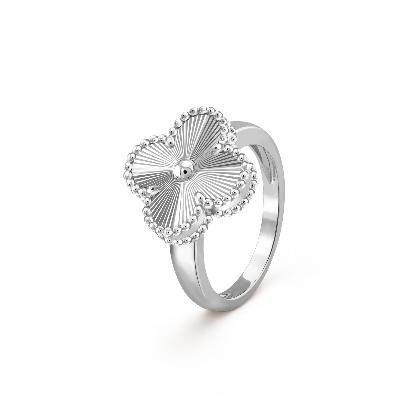 Mysitc CLOVER SILVER RING