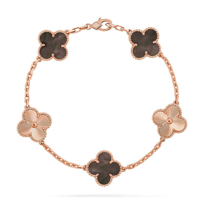 [Mysitc ]New CLOVER 5 MOTIF GRAY MOP BRACELET COLLECTION