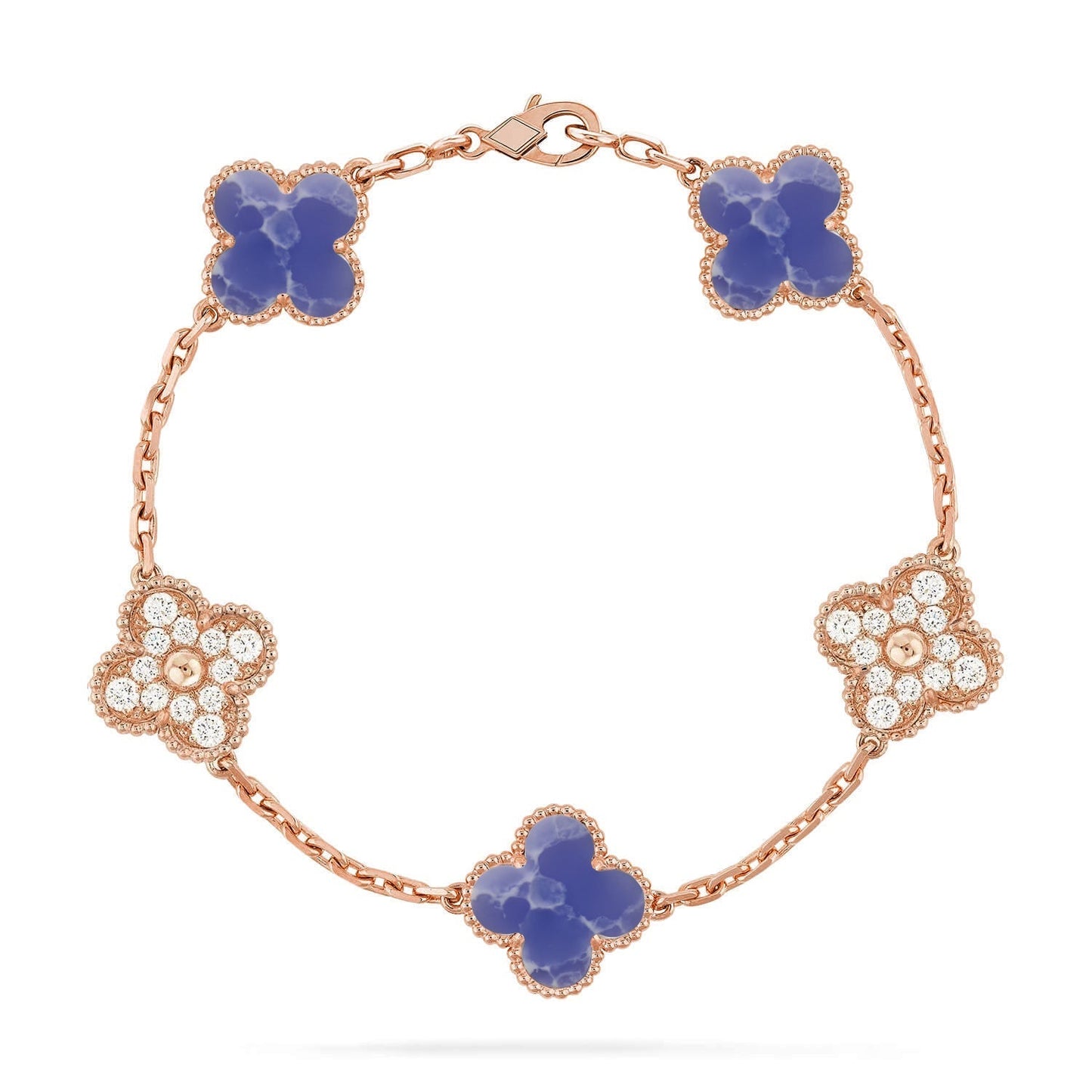 [Mysitc ]New CLOVER 5 MOTIF BLUE VEINS BRACELET COLLECTION