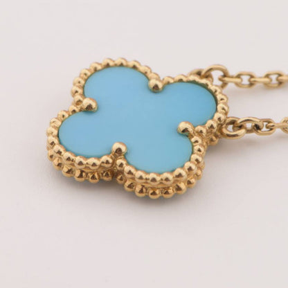 Mysitc CLOVER 15MM VINTAGE TURQUOISE NECKLACE