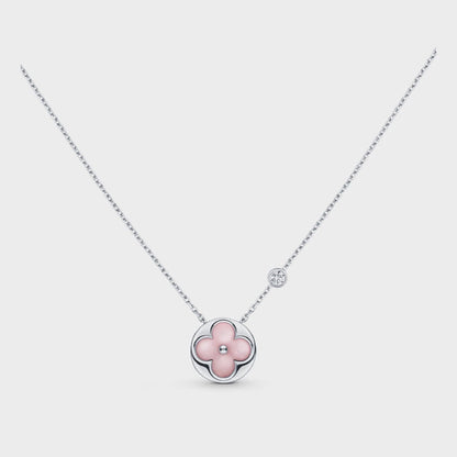Mysitc SUN MOTIF PINK MOP SILVER BRACELET