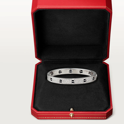 Mysitc LOVE BRACELET 6.1MM DIAMOND-PAVED CERAMIC