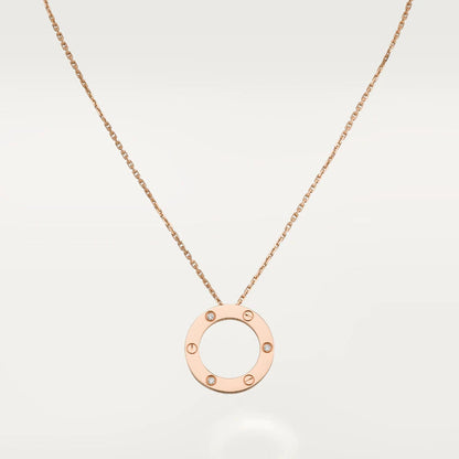Mysitc LOVE NECKLACE 16MM 3 DIAMONDS