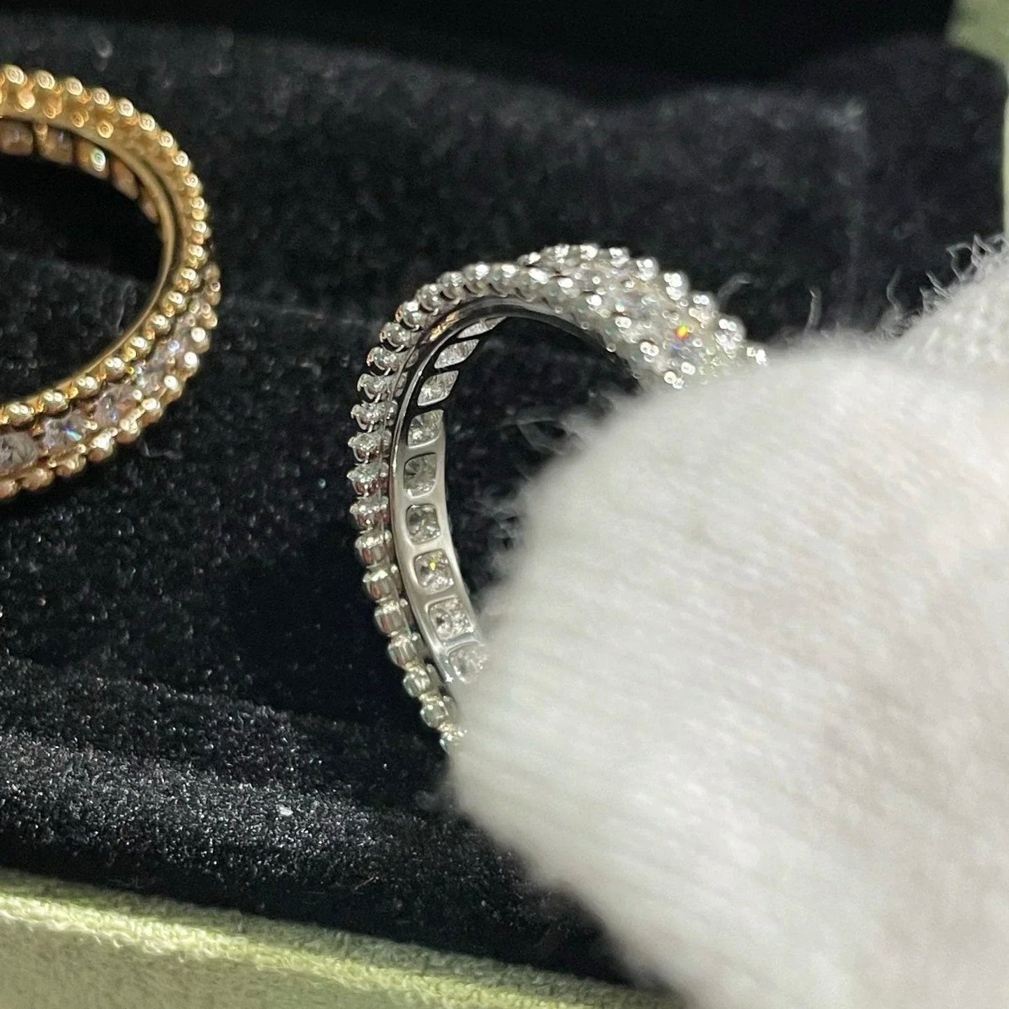 Mysitc PERLEE DIAMOND ROSE GOLD RING