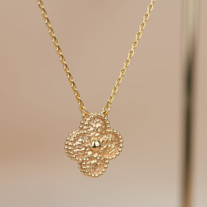 Mysitc CLOVER 15MM  BRONZING NECKLACE