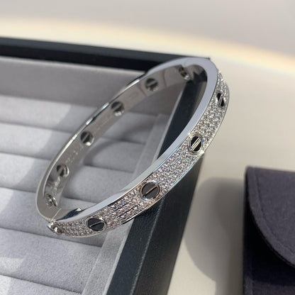 Mysitc LOVE BRACELET 6.1MM DIAMOND-PAVED CERAMIC