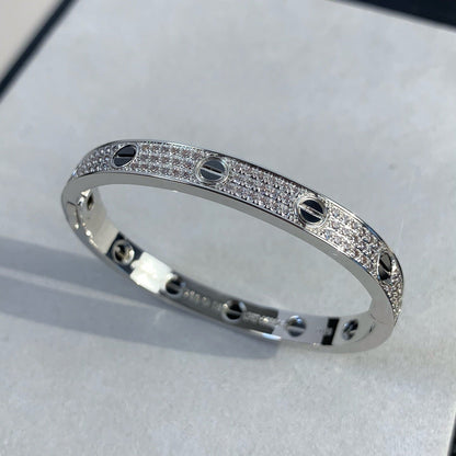 Mysitc LOVE BRACELET 6.1MM DIAMOND-PAVED CERAMIC