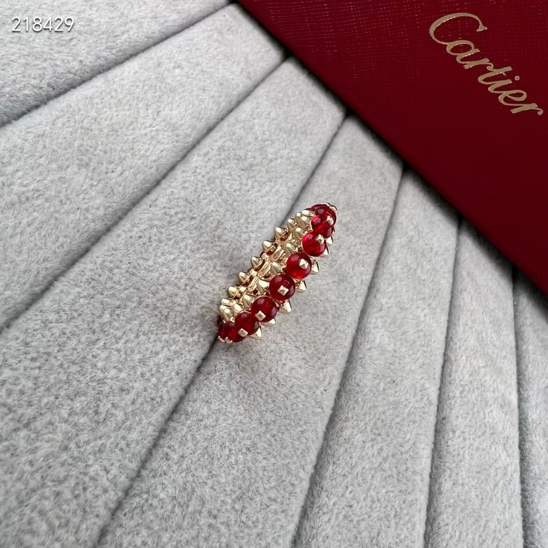 [Mysitc ] CLASH NEW COLORED GEMSTONE RING