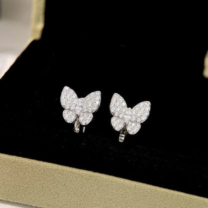 Mysitc BUTTERFLY ALL DIAMOND EARRINGS