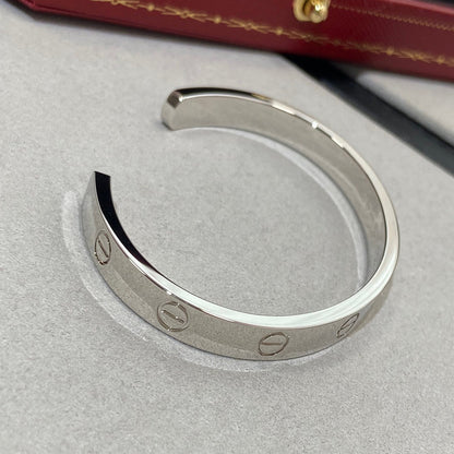 Mysitc LOVE BRACELET 6.1MM 1 DIAMOND OPEN CUFF