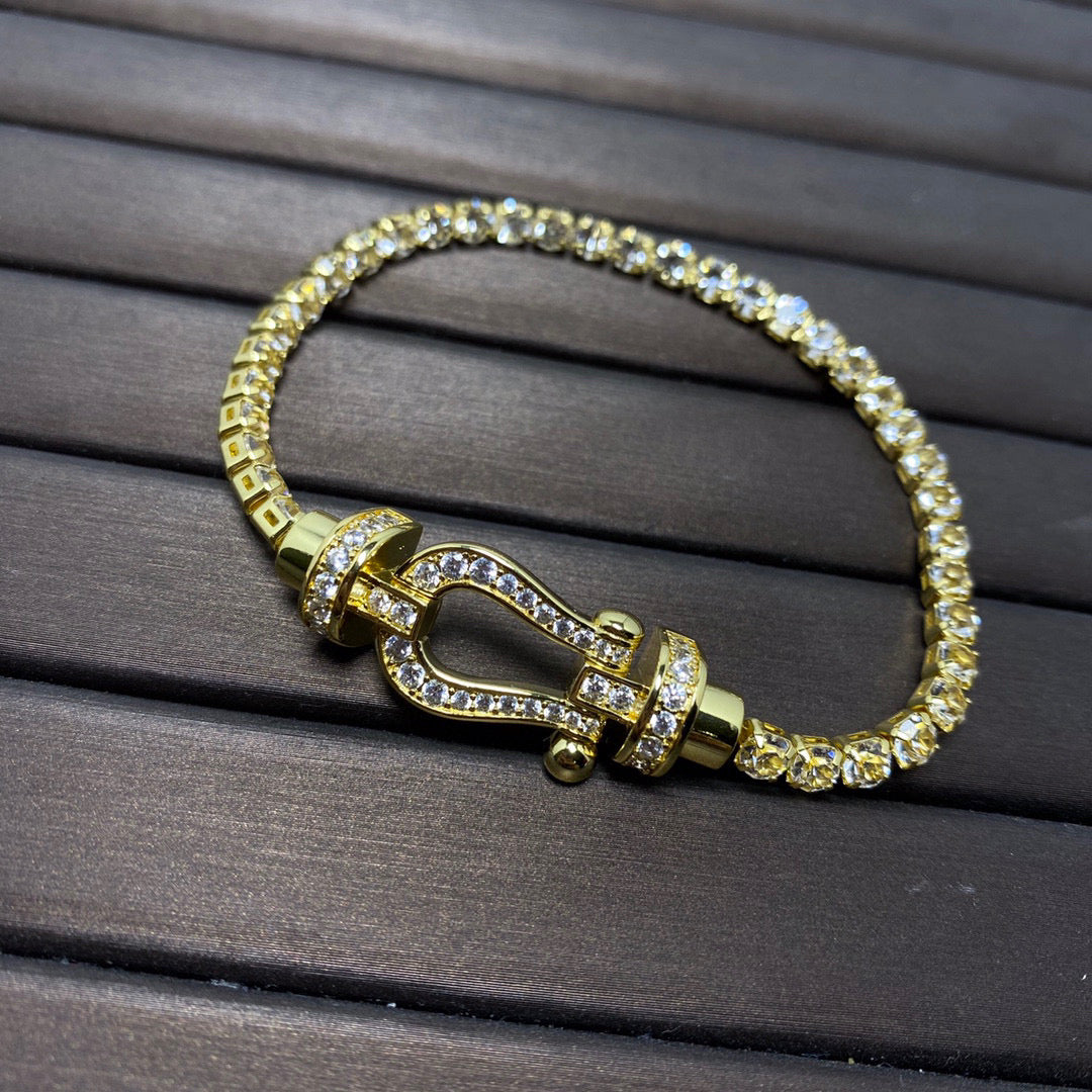 Mysitc FORCE  HORSESHOE  DIAMOND TENNIS BRACELET
