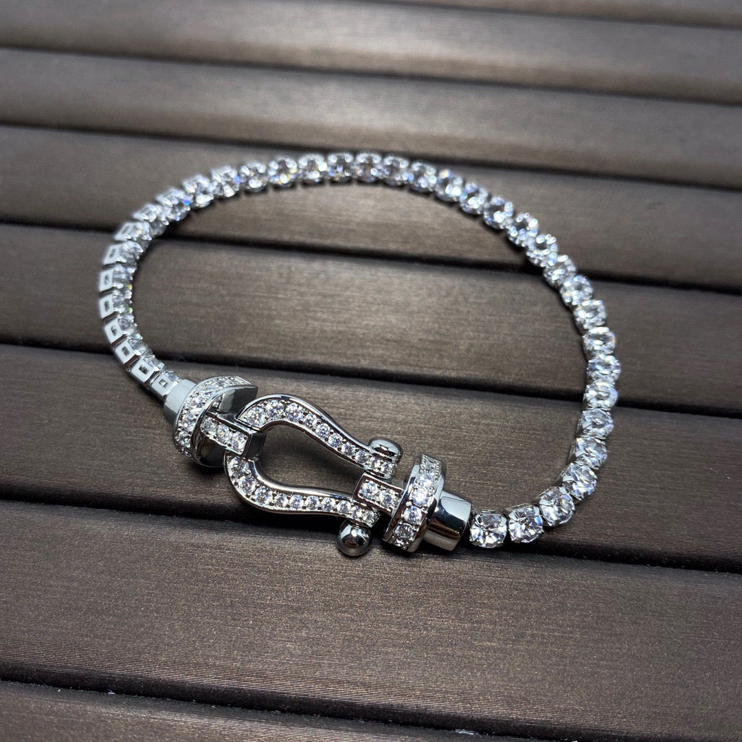 Mysitc FORCE  HORSESHOE  DIAMOND TENNIS BRACELET