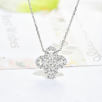 Mysitc LOOP NECKLACE FULL MOTIF DIAMOND 16MM MULTIPLE COLORS