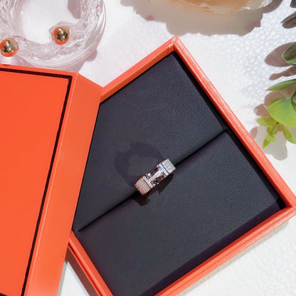 Mysitc H RING FULL DIAMOND