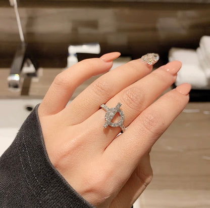 Mysitc ECHAPPEE RING SILVER DIAMOND