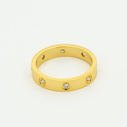 Mysitc LOVE RING 3.6MM 8 DIAMONDS