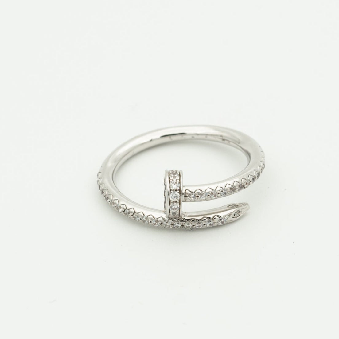 Mysitc JUSTE RING 1.8MM SILVER DIAMONDS