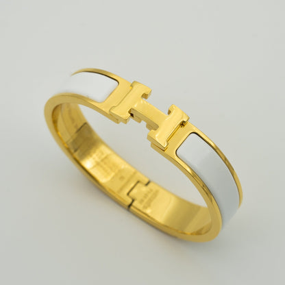 Mysitc H WHITE BRACELET