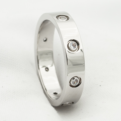 Mysitc LOVE RING 3.6MM 8 DIAMONDS