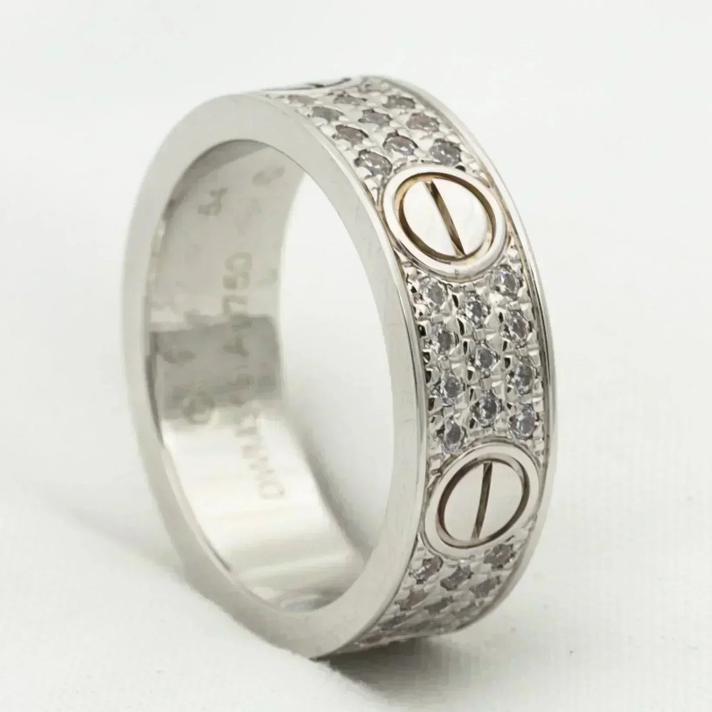 Mysitc LOVE RING 5.5MM DIAMONDS PAVED
