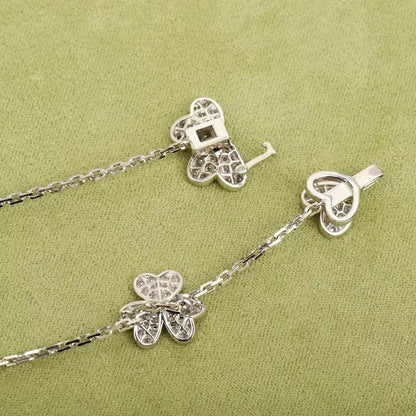 Mysitc FRIVOLE SILVER 9 FLOWERS NECKLACE