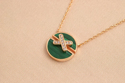 Mysitc JEUX DE ROSE GOLD DIAMOND NECKLACE