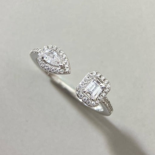[Mystic ]MY TWIN TOI & MOI シルバーダイヤモンドリング