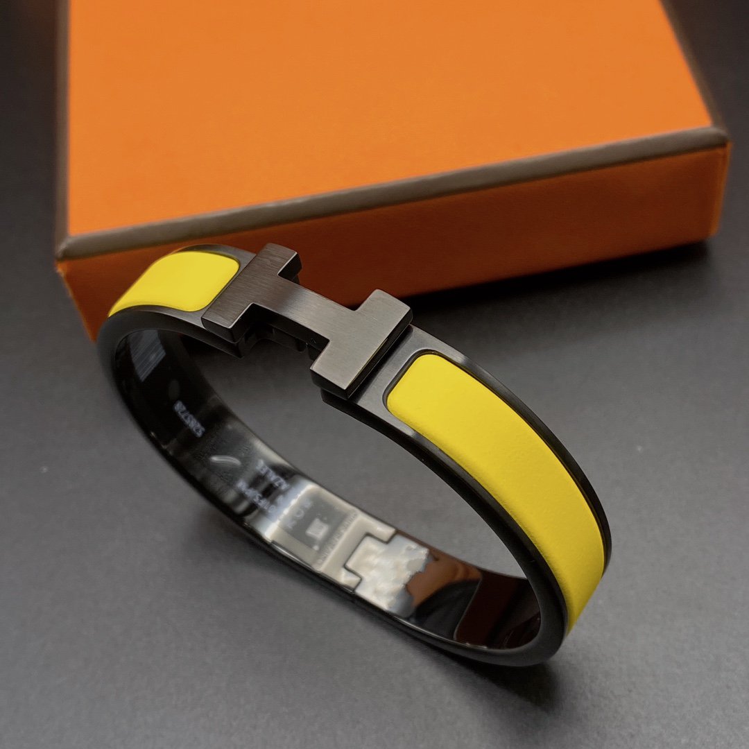 Mysitc CLIC HM SO BLACK YELLOW BRACELET