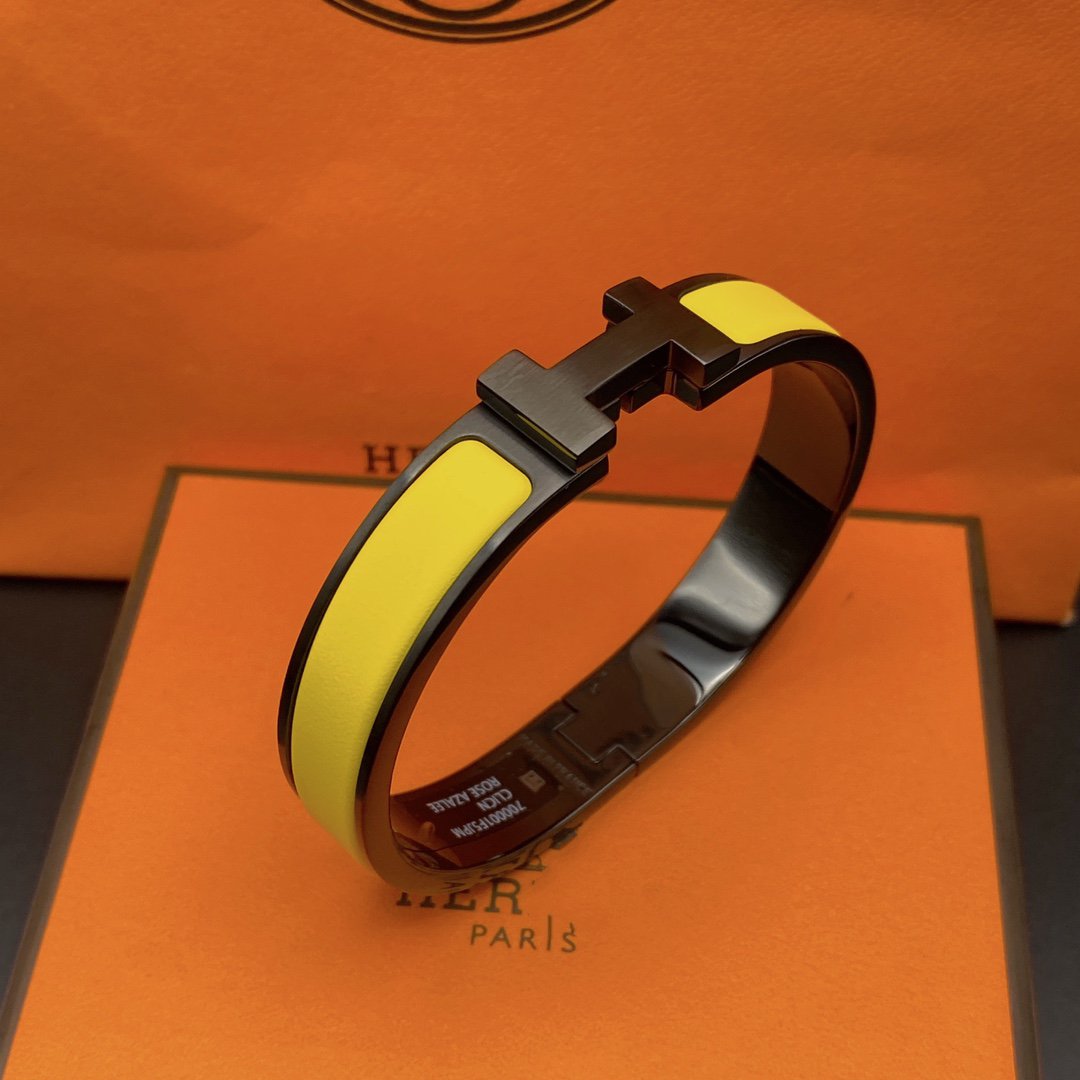 Mysitc CLIC HM SO BLACK YELLOW BRACELET