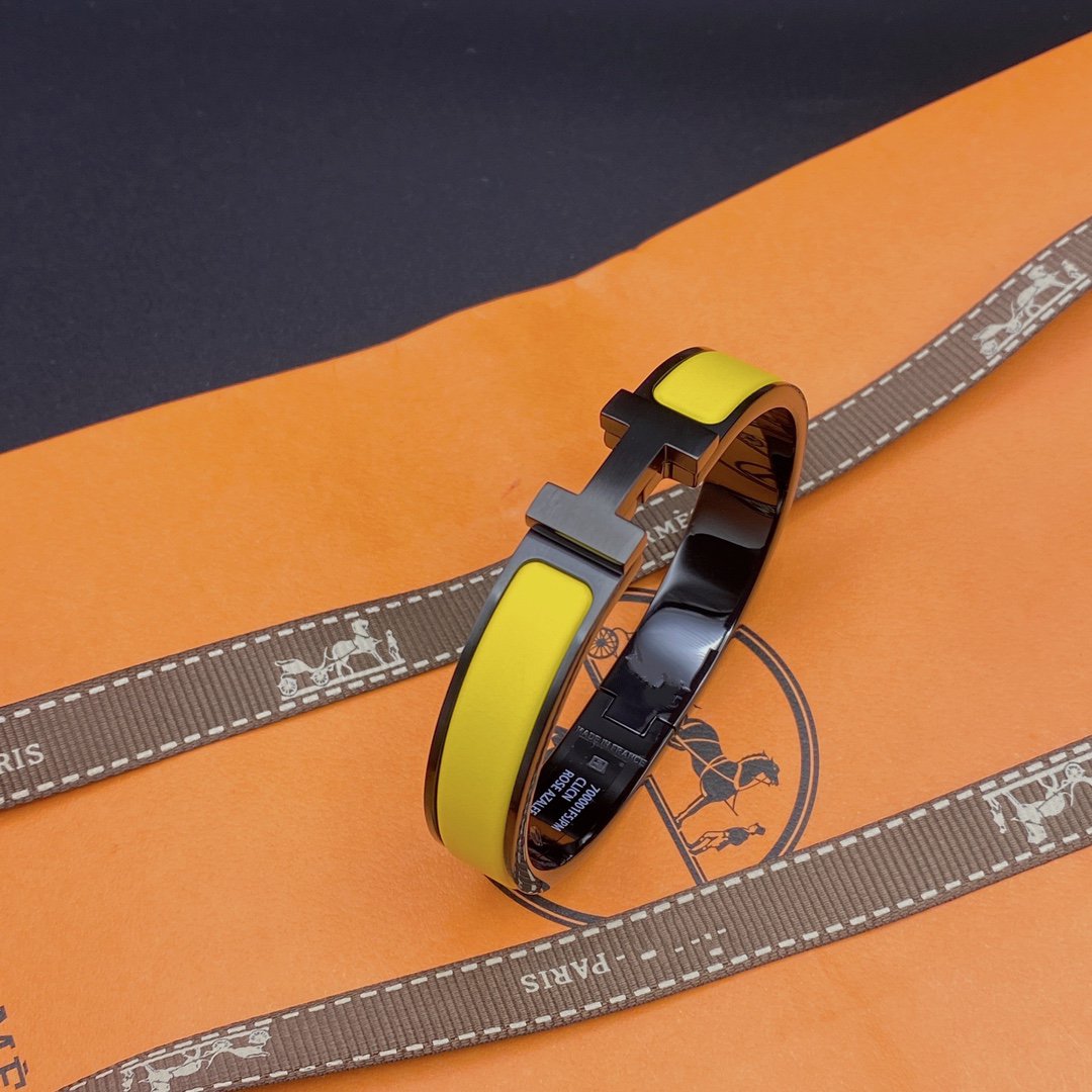Mysitc CLIC HM SO BLACK YELLOW BRACELET