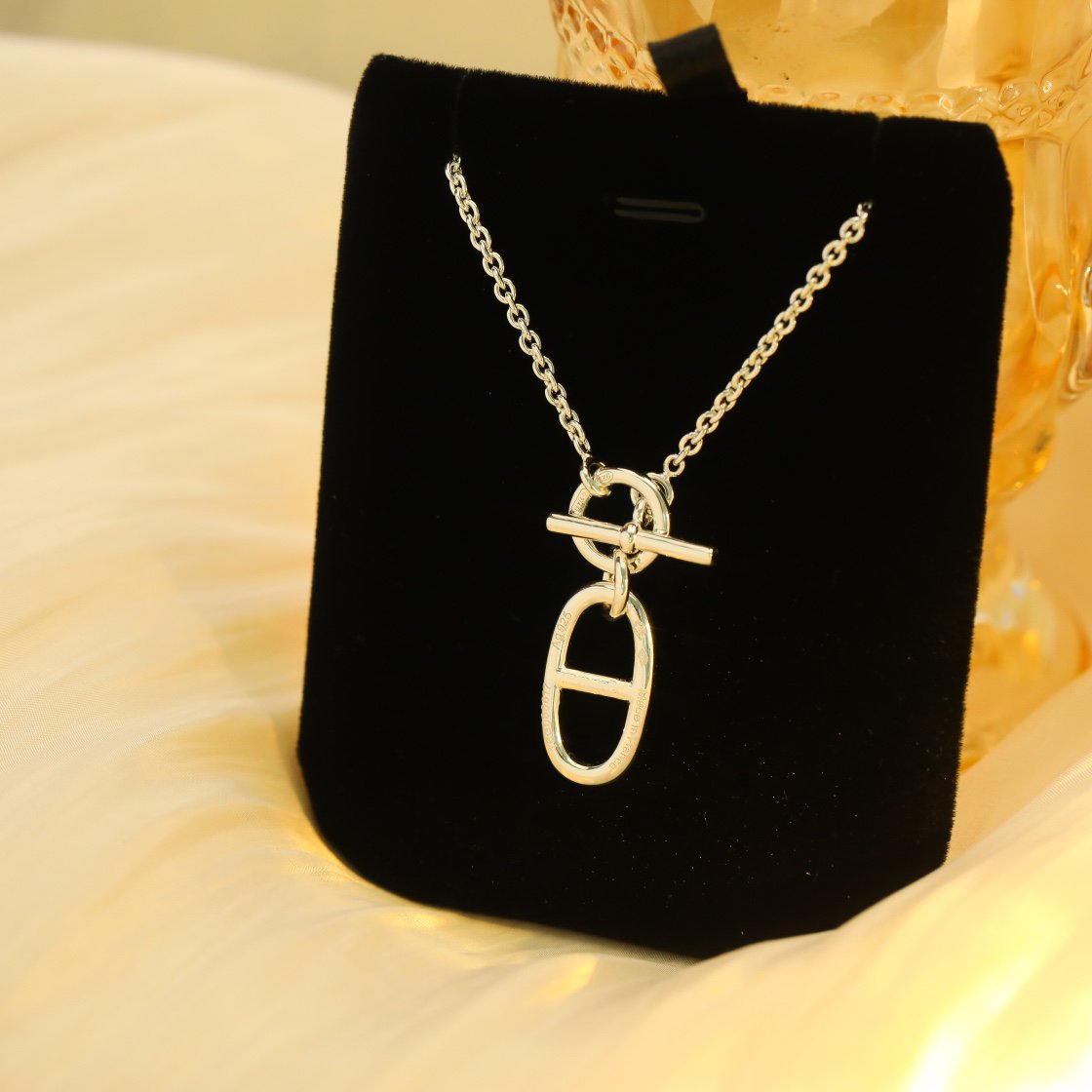 Mysitc HM CHAINE D'ANCRE PENDANT NECKLACE STERLING SILVER