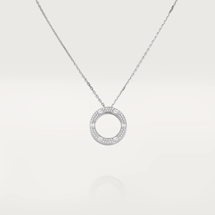 Mysitc LOVE NECKLACE ADJUSTABLE SILVER