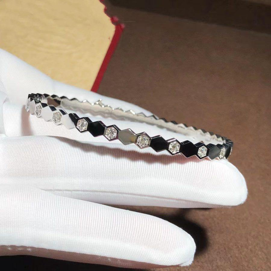 Mysitc BEE LOVE SILVER DIAMOND BRACELET
