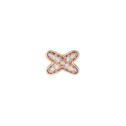 Mysitc JEUX DE PINK GOLD DIAMOND EARRINGS