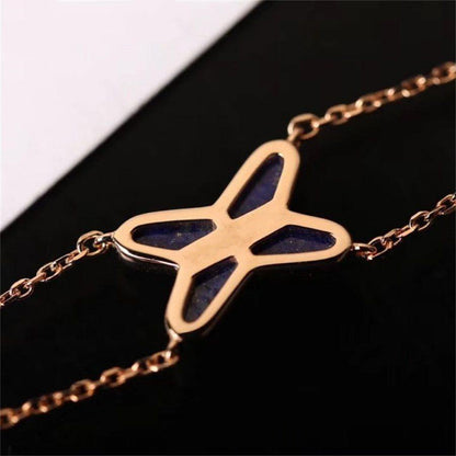 Mysitc Hollow Design Four-Leaf Clover Flower Shape Ring