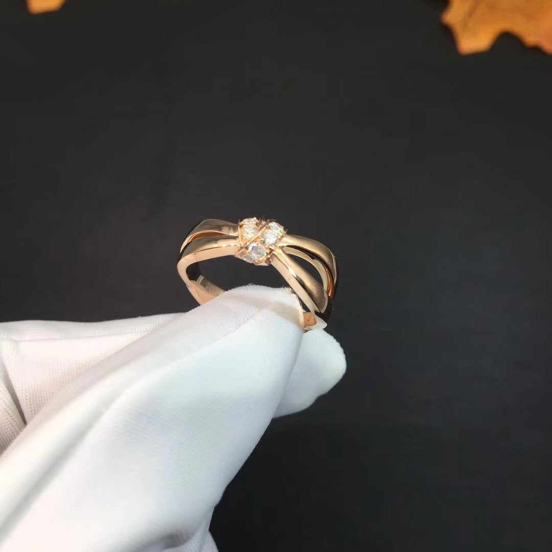 Mystic LIENS RING ピンクゴールド ダイヤモンド
