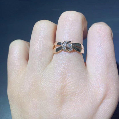 Mystic LIENS RING ピンクゴールド ダイヤモンド