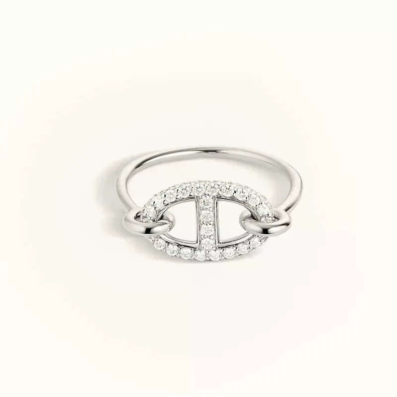 Mysitc RONDE SMALL SILVER DIAMOND RING