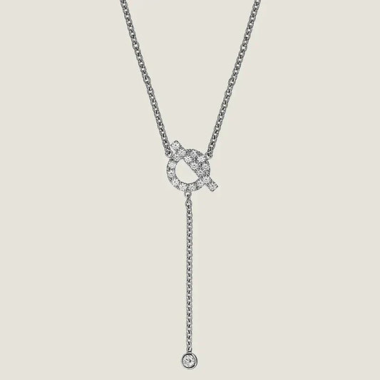 Mysitc FINESSE SILVER DIAMOND NECKLACE