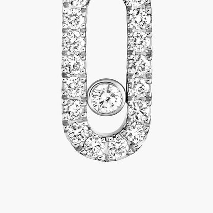 [ミスティック] ウノ シングルダイヤモンドフープピアス