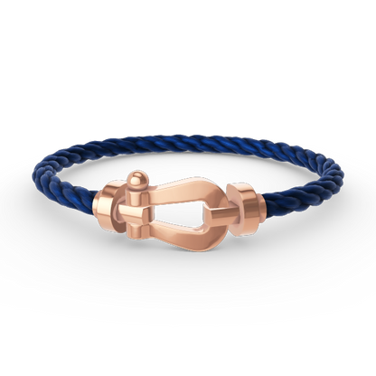 MYSTIC FORCE ラージ ホースシュー ダイヤモンドなし ブレスレット ローズゴールド