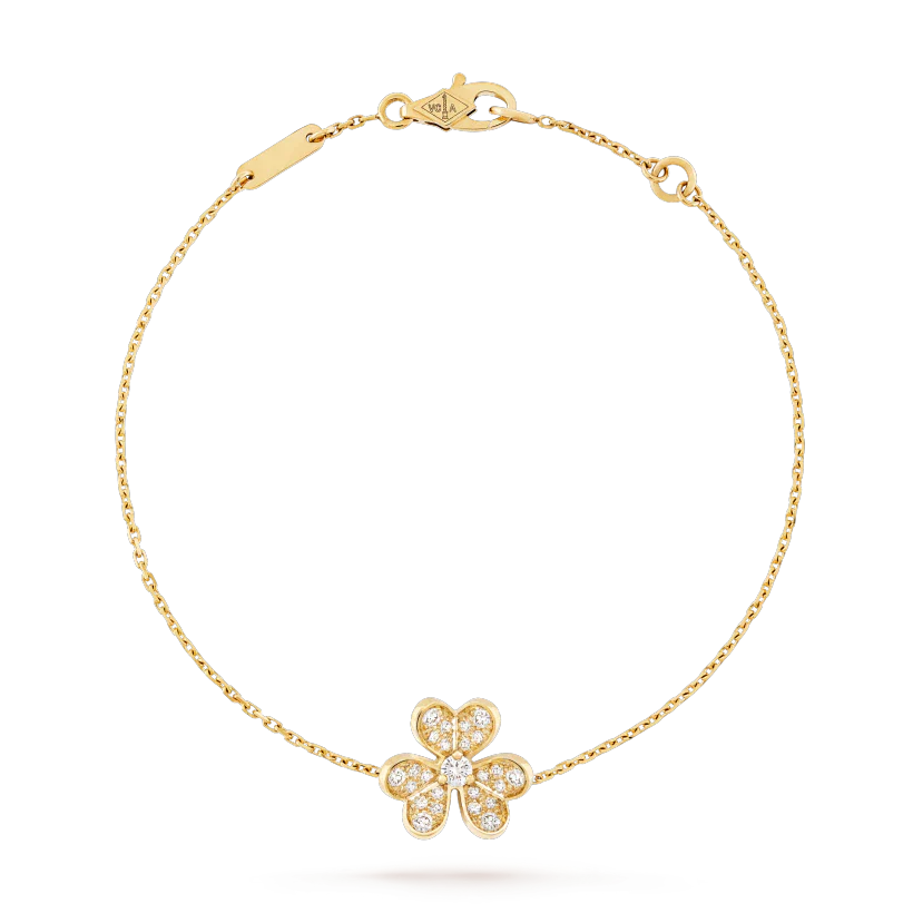 Mysitc FRIVOLE GOLD FLOWER DIAMOND BRACELET