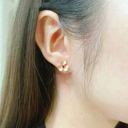 Mysitc FRIVOLE  FLOWER PINK EARRINGS