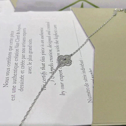 Mysitc CLOVER  SINGLE FLOWER BRACELET SILVER