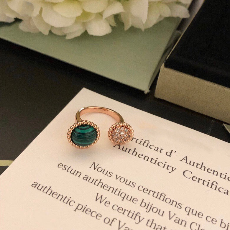 Mysitc PERLEE COULEURS DIAMOND ROSE GOLD BETWEEN THE FINGER RING